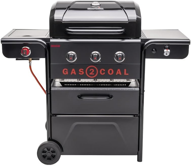 Char-Broil Gas2Coal 440 Gas Barbecue Black