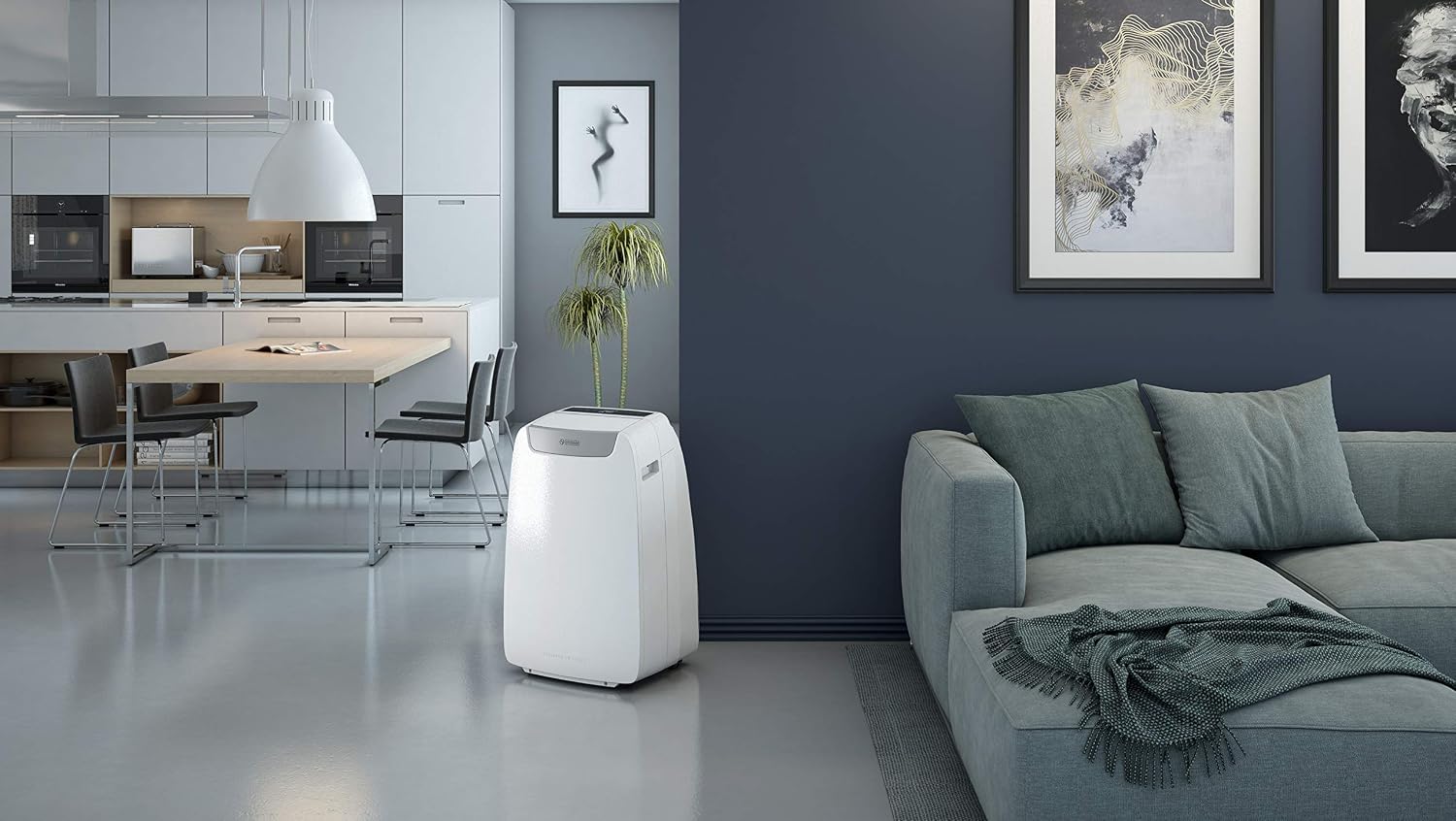 Olimpia Splendid, Dolceclima 14 HP Wifi, Climatizzatore portatile 14.000 BTU/h, classe A, potenza 3,5 kW, funzioni di raffreddamento, deumidificazione e ventilazione, Wifi integrato