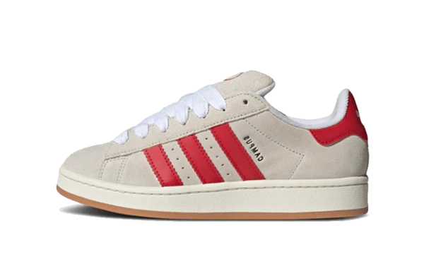 Adidas Campus 00s Crystal White Better Scarlet
