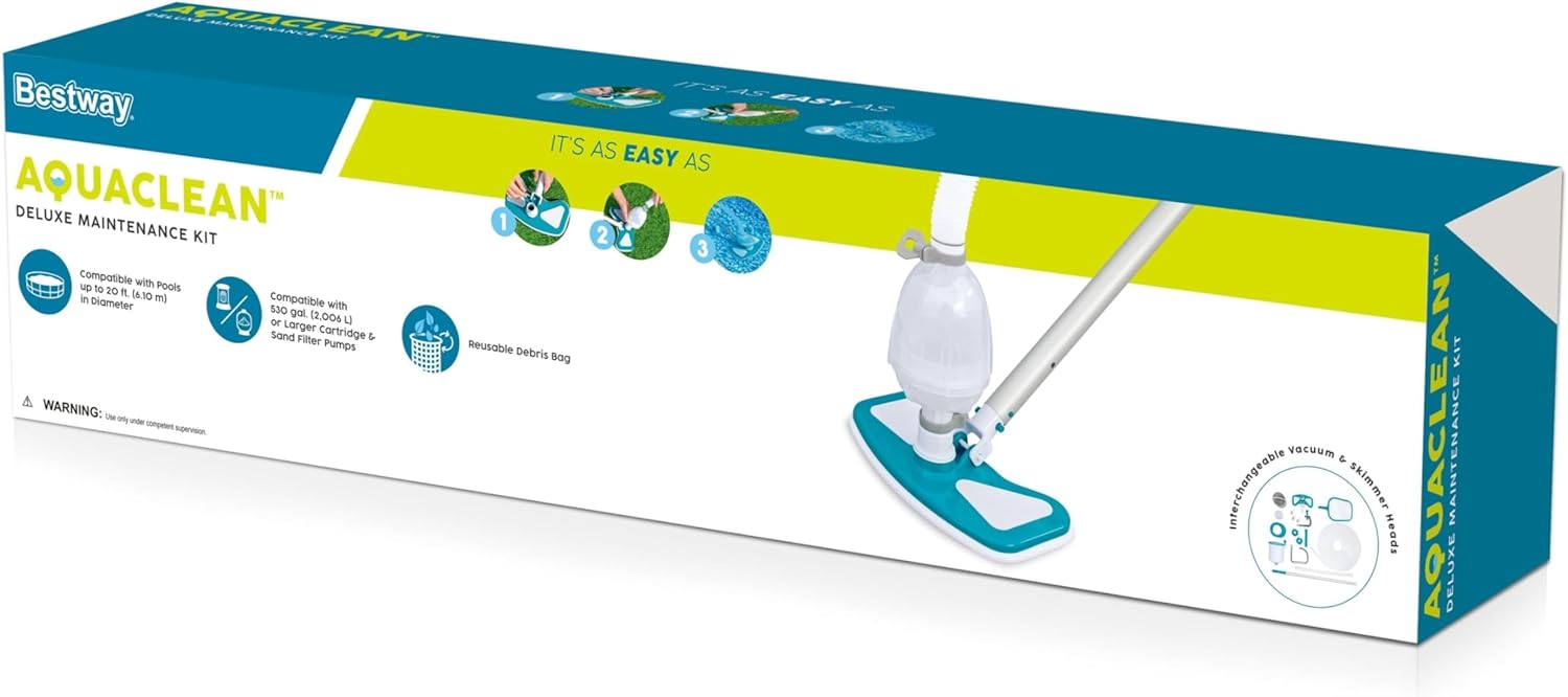Bestway 58237 Kit di pulizia per piscina Deluxe